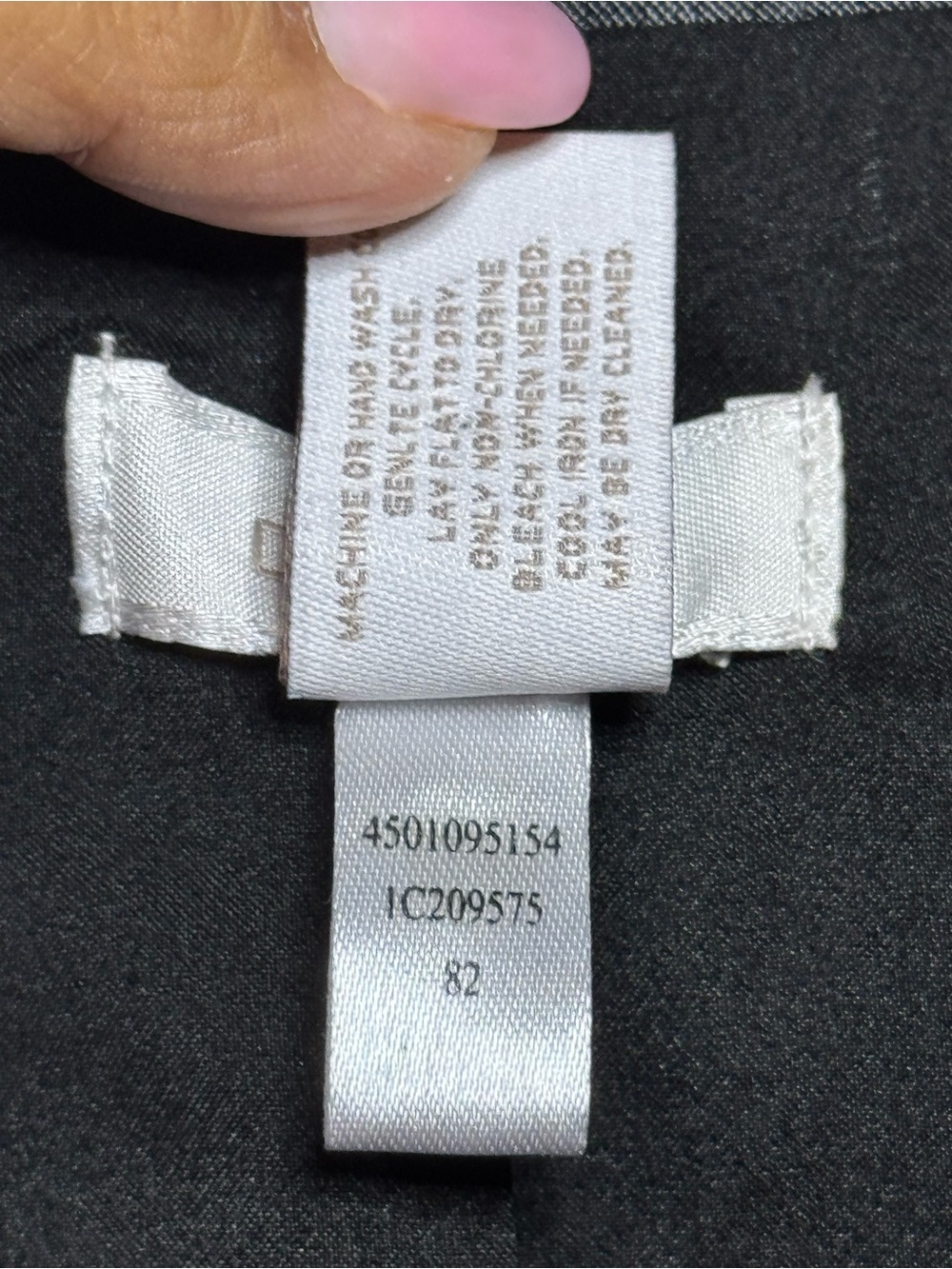 Chico's Charcoal Gray Open-Front Jacket size 1 - Picture 8 of 12